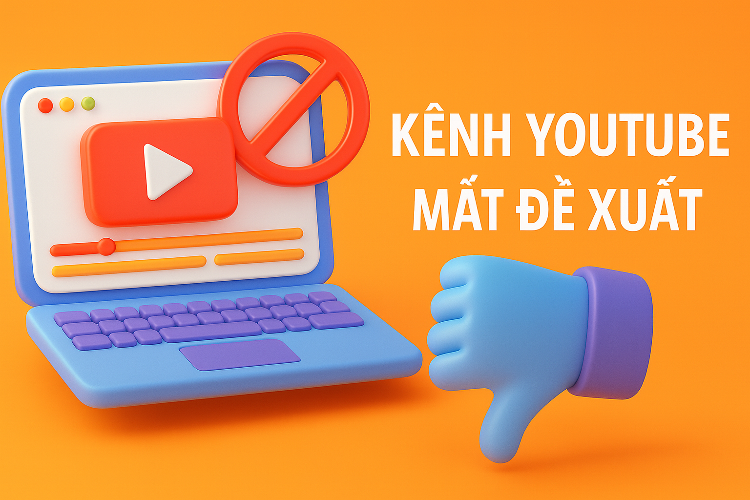 Kênh Youtube Bị Mất Đề Xuất