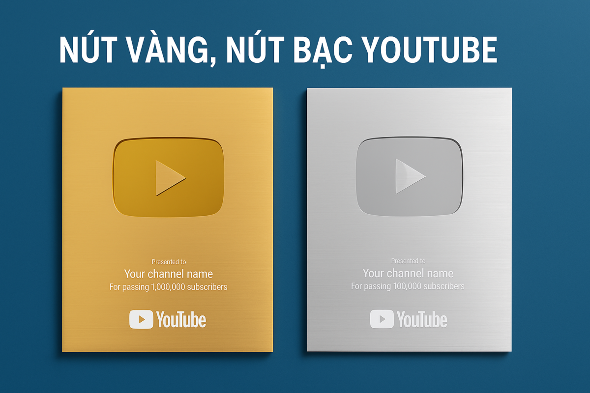 Nút Vàng, Nút Bạc Youtube là gì?
