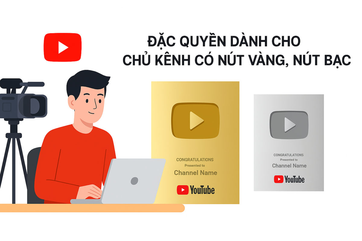 Nút Vàng Nút Bạc Youtube mang lại vô vàn lợi ích
