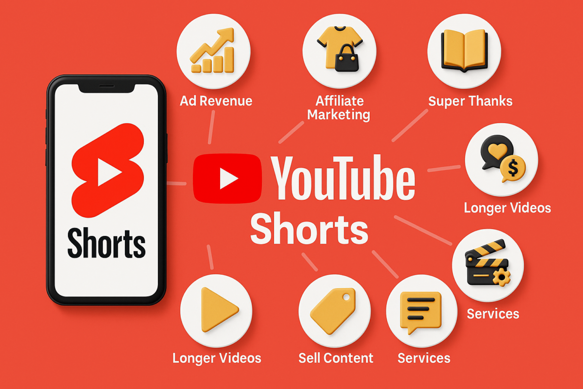 9 cách kiếm tiền từ YouTube Shorts hiệu quả