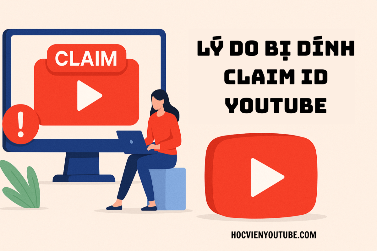 Lý do video bị dính Claim ID Youtube
