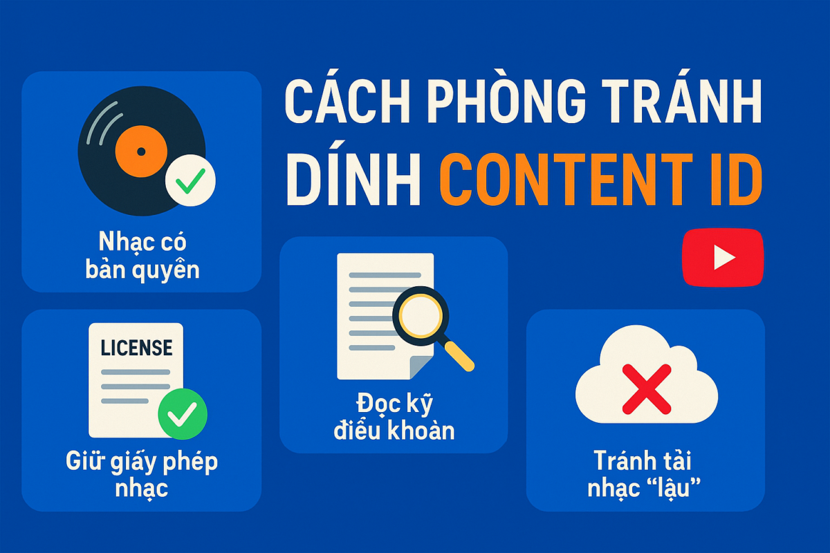 Cách tránh bị dính Content ID Youtube