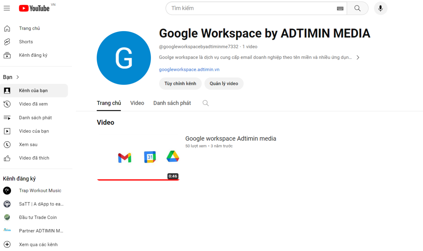 Các bước để tạo kênh Youtube