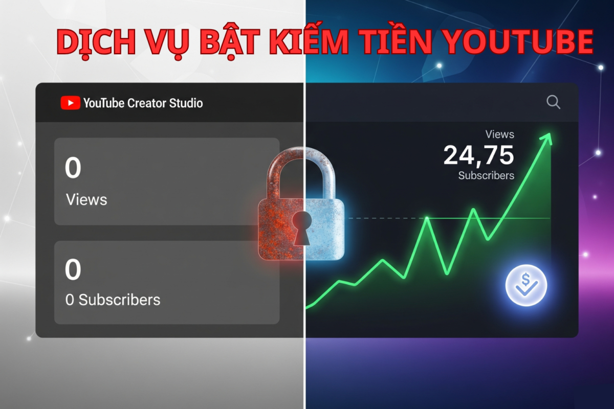 Dịch Vụ Bật Kiếm Tiền Kênh YouTube của Học Viện YouTube