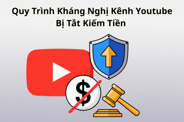Quy Trình Kháng Nghị Kênh Youtube Bị Tắt Kiếm Tiền