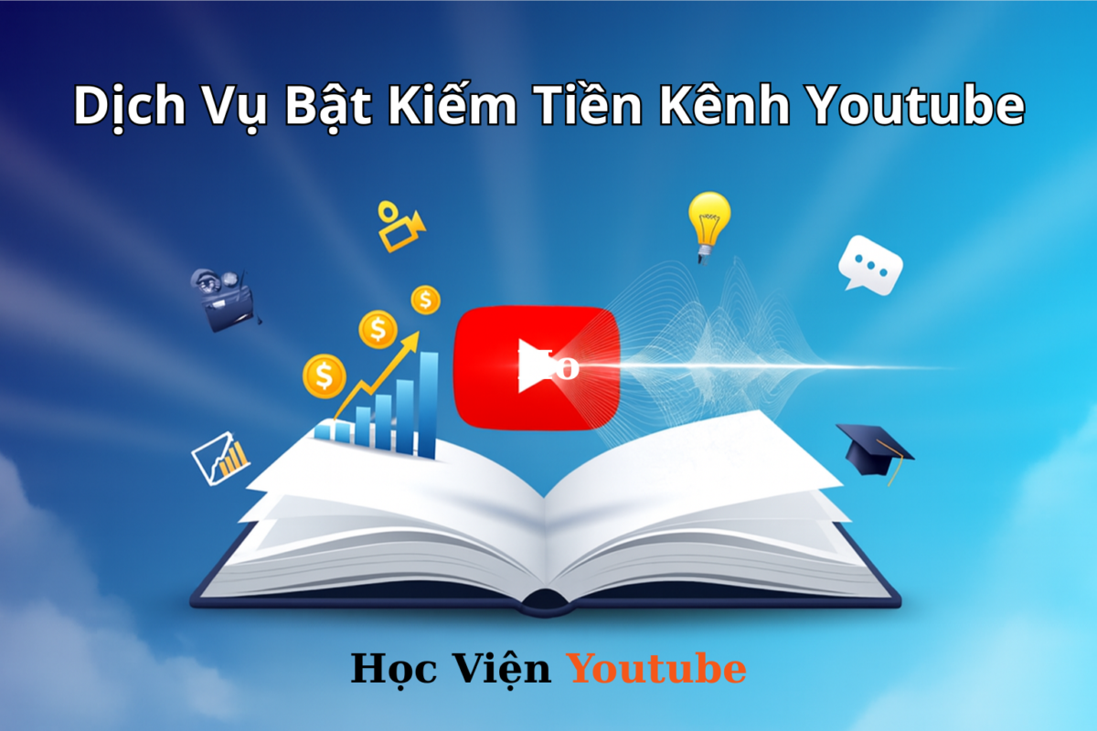 Dịch Vụ Bật Kiếm Tiền Kênh Youtube - Học Viện Youtube