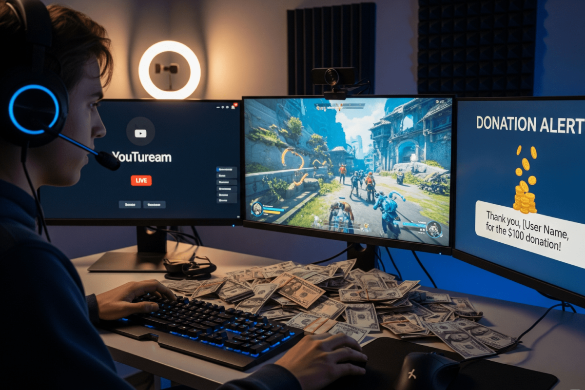 Các Cách Kiếm Tiền Từ Video Game Trên YouTube