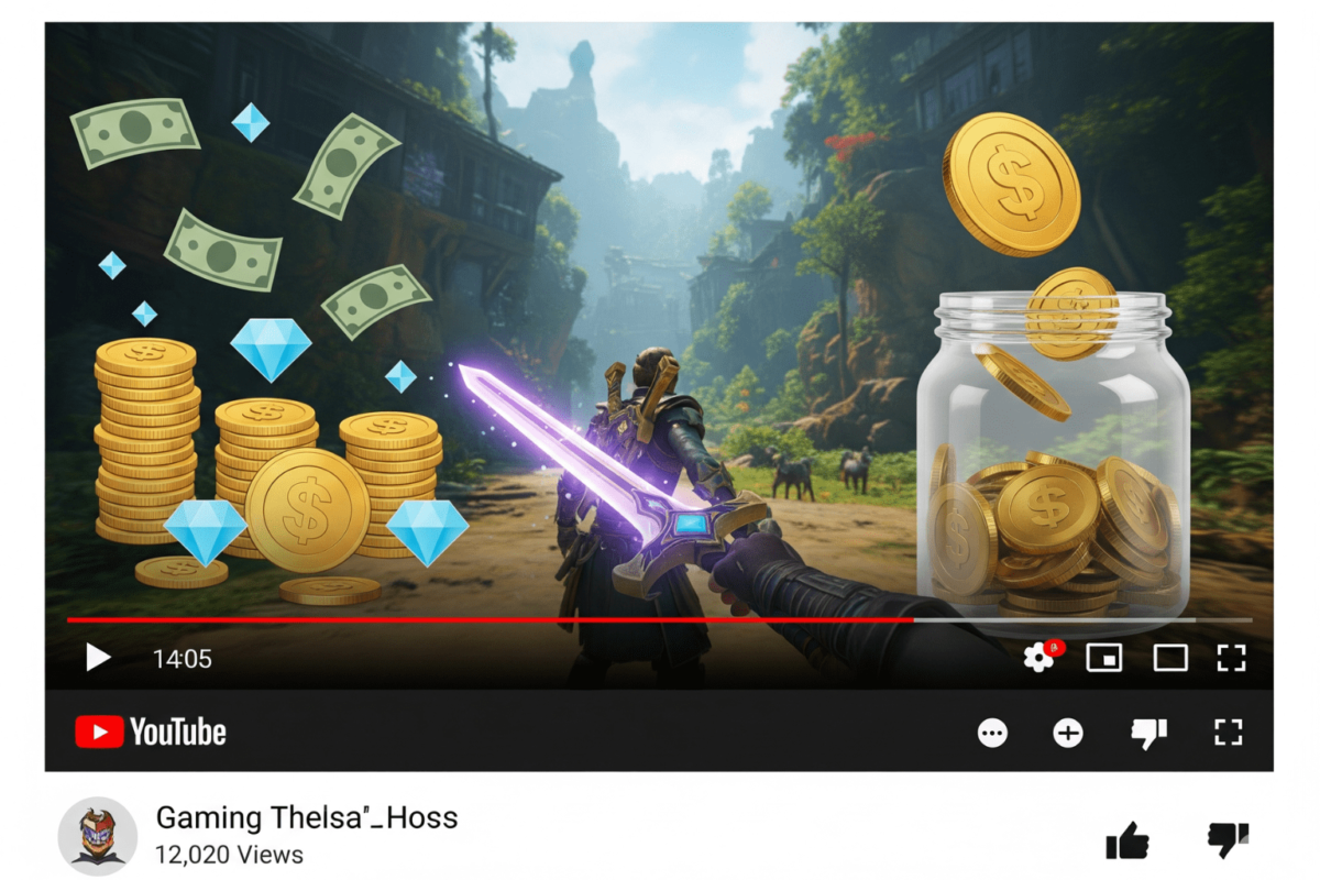 Có Thể Kiếm Tiền Từ Video Game Trên YouTube Không?