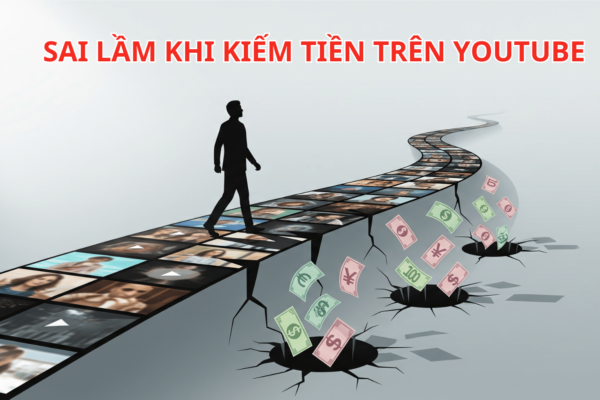 Sai lầm khi kiếm tiền trên YouTube – Những lỗi phổ biến khiến kênh khó phát triển