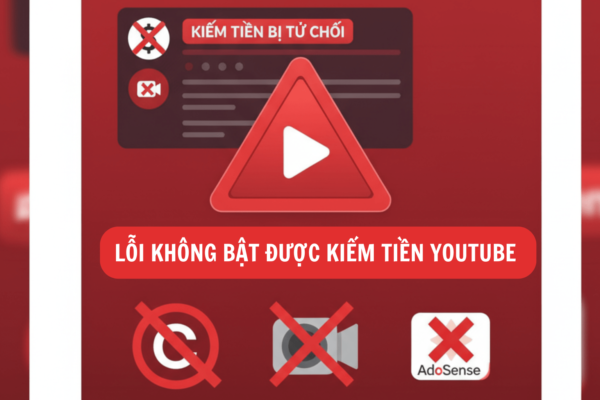 10 Lỗi Không Bật Được Kiếm Tiền YouTube - Cách Khắc Phục Hiệu Quả