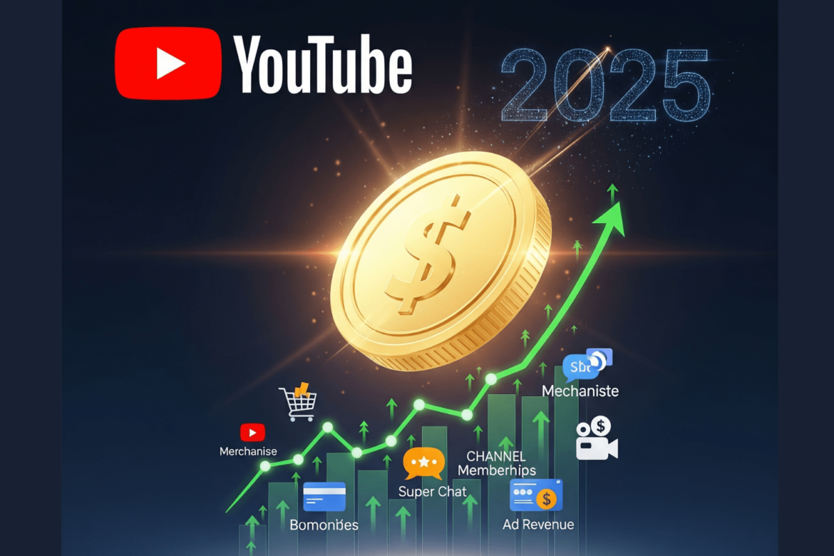 Điều Kiện Bật Kiếm Tiền YouTube 2025
