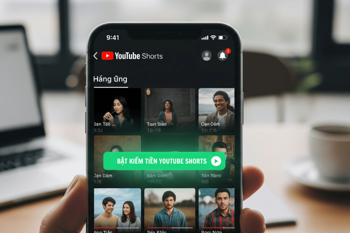 Cách Bật Kiếm Tiền YouTube Shorts Chi Tiết Từng Bước 