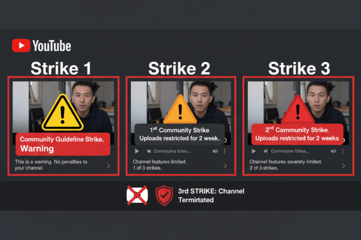 Cảnh Cáo Cộng Đồng YouTube Là Gì?