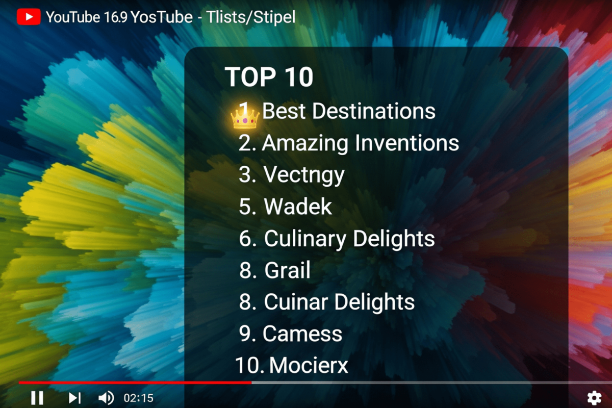 Video Top List Kiếm Tiền YouTube