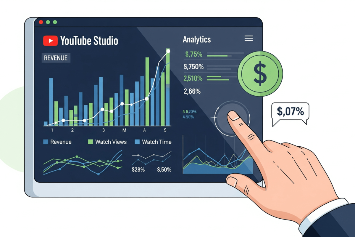 Vì Sao Cần Phân Tích Doanh Thu Trong YouTube Studio?