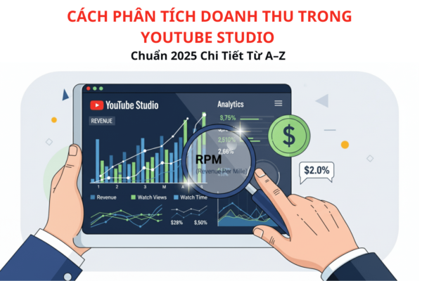 Hướng Dẫn Cách Phân Tích Doanh Thu Trong YouTube Studio Chuẩn 2025 Chi Tiết Từ A–Z