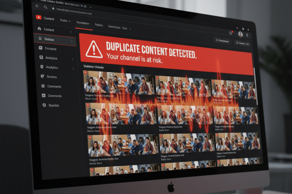 Nguyên Nhân Gây Lỗi Trùng Lặp Nội Dung Kênh YouTube