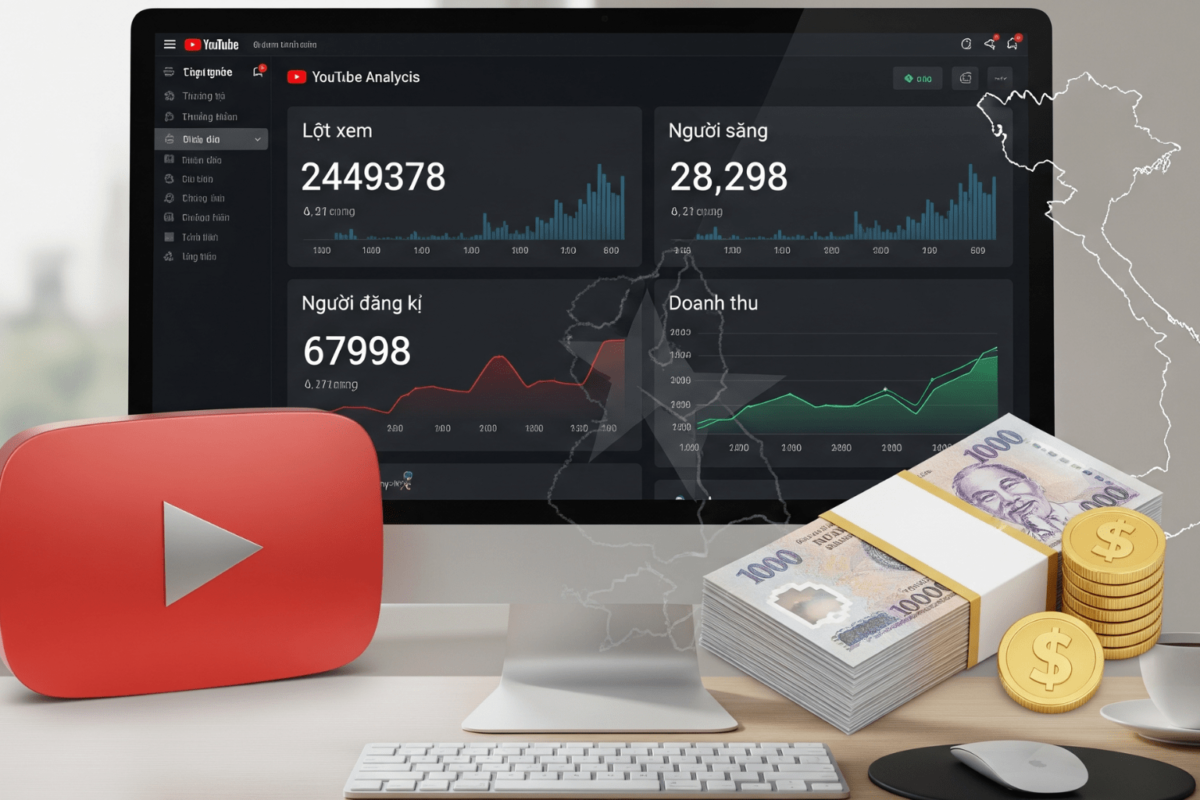 Cách phân tích chỉ số lượt xem sub và revenue YouTube