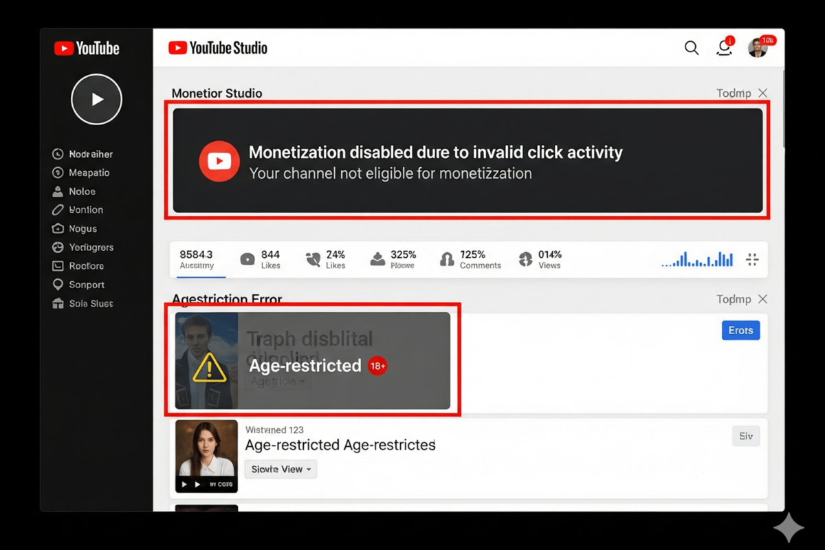 Kênh YouTube Bị Cảnh Cáo Cộng Đồng