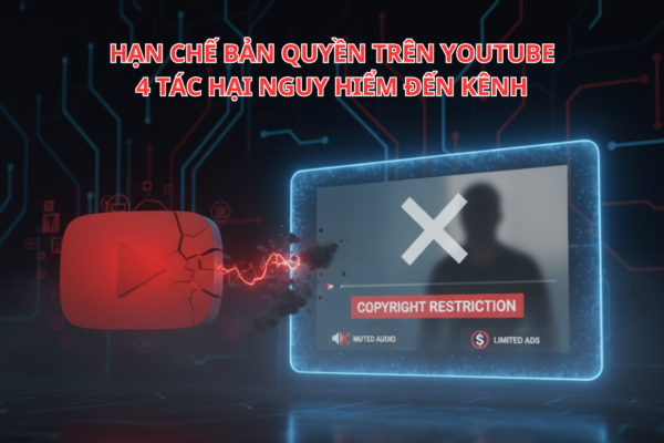Hạn Chế Bản Quyền Trên YouTube: 4 Tác Hại Nguy Hiểm Đến Kênh - Nguy Cơ Mất Hết Doanh Thu