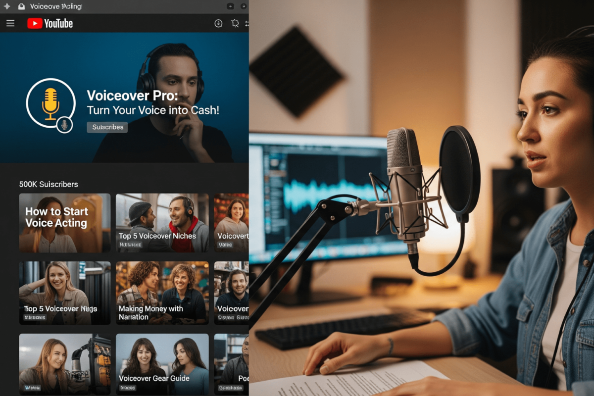 Các Loại Nội Dung Dễ Làm Voiceover Kiếm Tiền