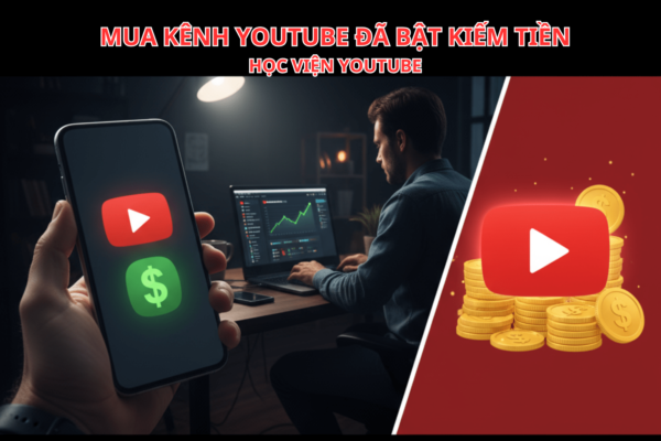 Mua Kênh YouTube Đã Bật Kiếm Tiền Nhanh & Hiệu Quả Tại Học Viện YouTube