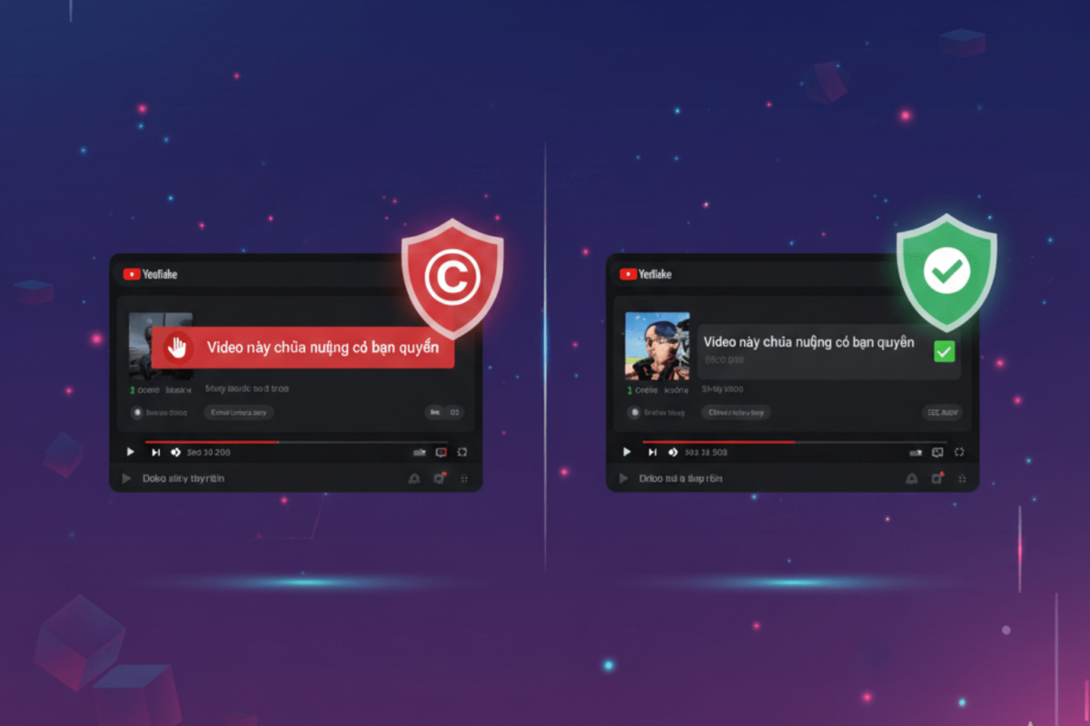 Các dấu hiệu nhận biết video có bản quyền trên YouTube