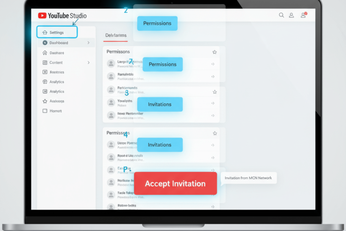 Cách Gửi Lời Mời MCN YouTube Chính Xác, Dễ Duyệt Nhất