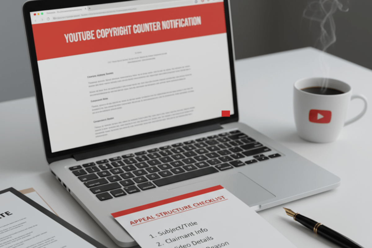 Cách Viết Kháng Cáo Bản Quyền YouTube Chuẩn (Có Mẫu Sẵn)