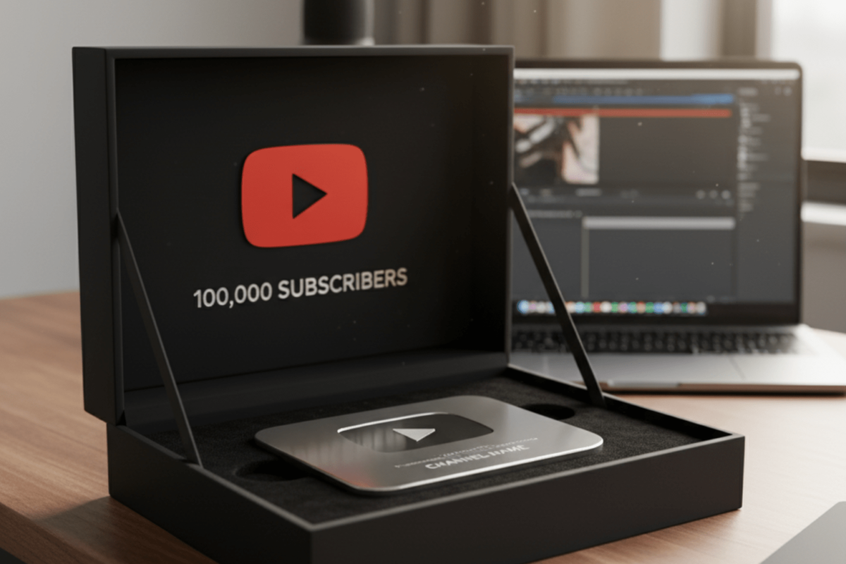 Quy Trình Nhận Nút Bạc YouTube Chuẩn 2025 Chi Tiết
