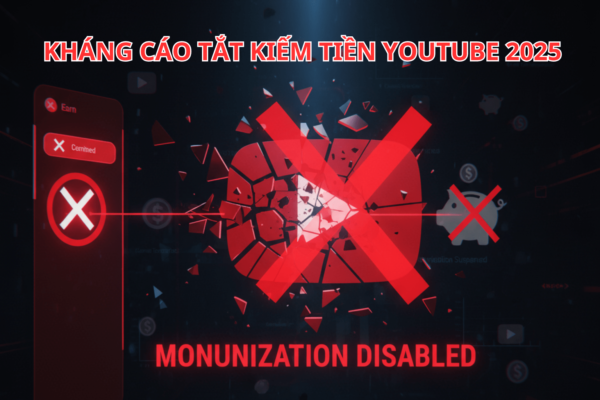 Chính Sách Kháng Cáo Tắt Kiếm Tiền YouTube 2025: Cập Nhật & Kinh Nghiệm