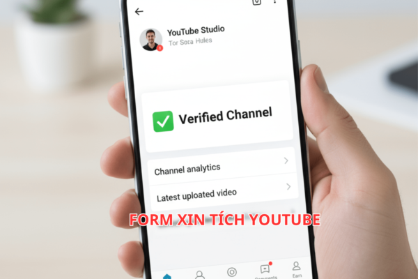Form Xin Tích YouTube Chuẩn Mới Nhất 2025 – Hướng Dẫn Chi Tiết Giúp Duyệt Nhanh 100%