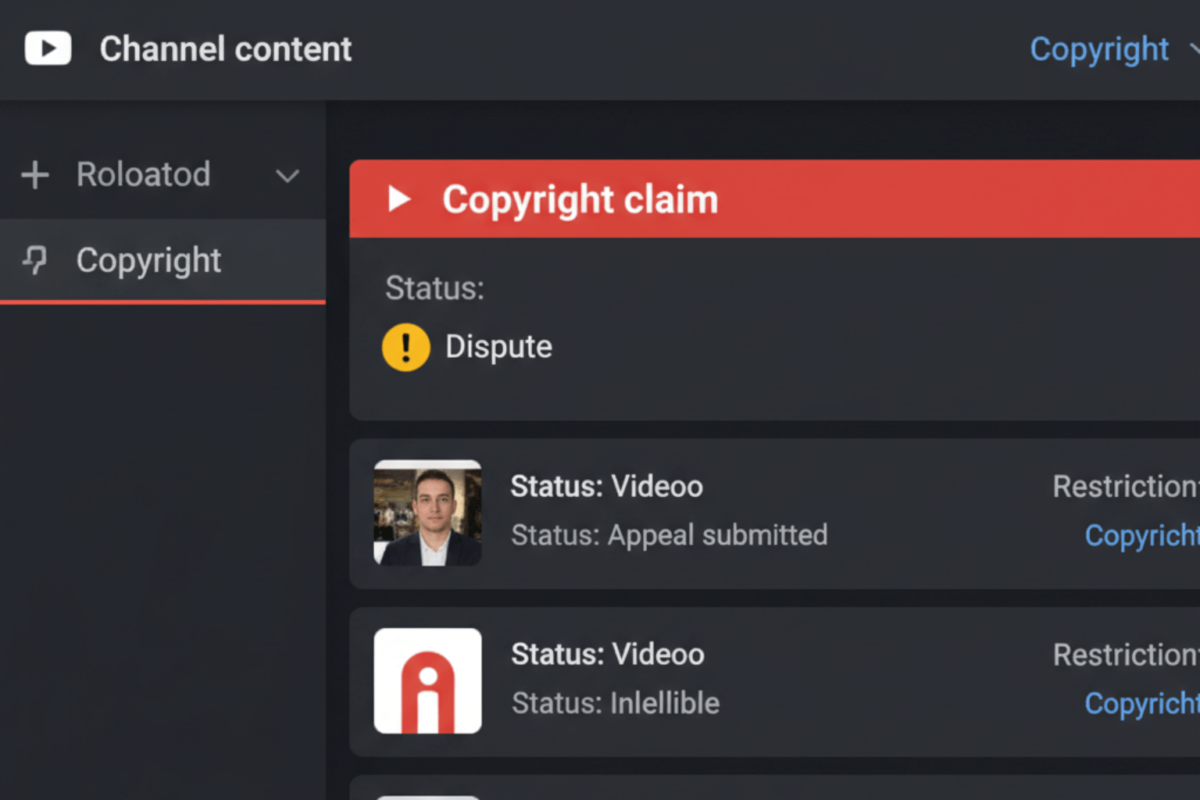 Dịch Vụ Hỗ Trợ Kháng Cáo Bản Quyền Tại Học Viện YouTube