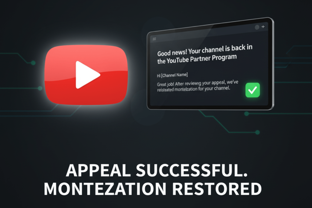 Dịch Vụ Bật Lại Kiếm Tiền YouTube Tại Học Viện YouTube