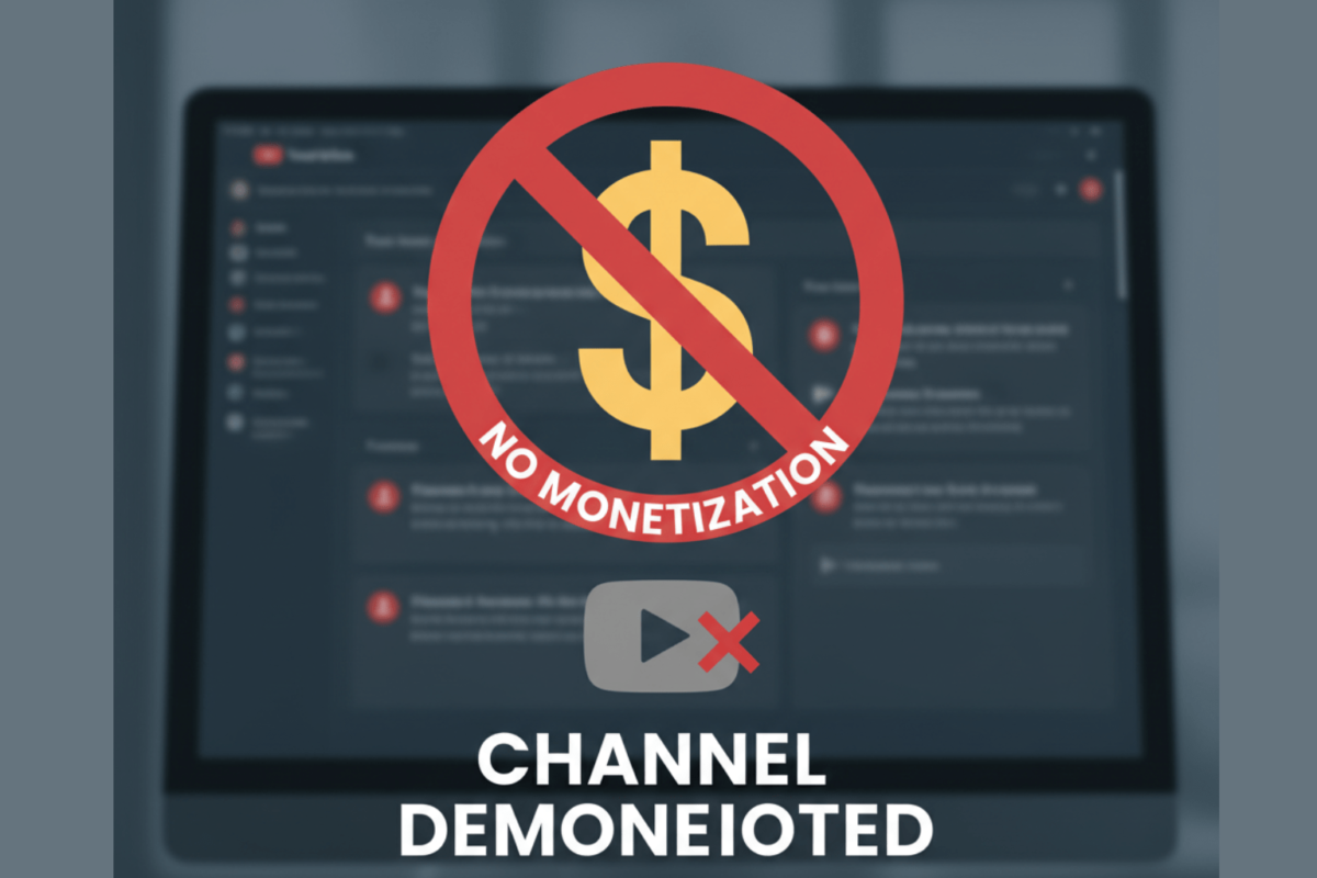 Tại Sao Kiếm Tiền Trên YouTube Bị Tắt?