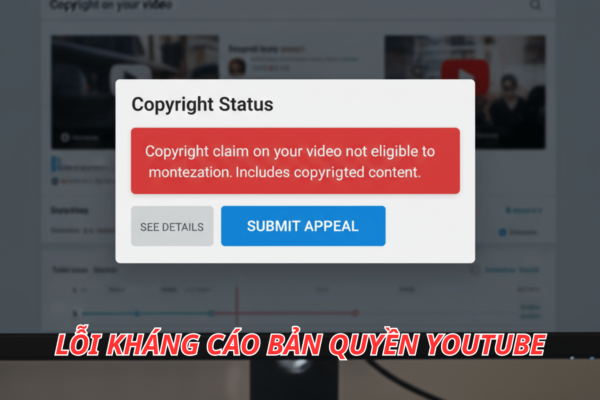 Tránh Ngay 5 Lỗi Kháng Cáo Bản Quyền YouTube Khiến Video Không Được Khôi Phục