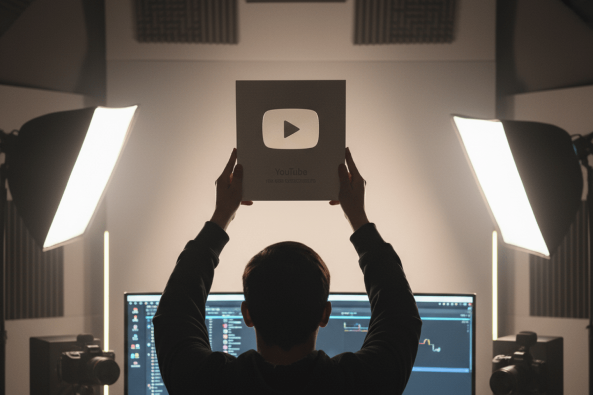 Dịch Vụ Xin Nút Bạc YouTube Của Học Viện YouTube