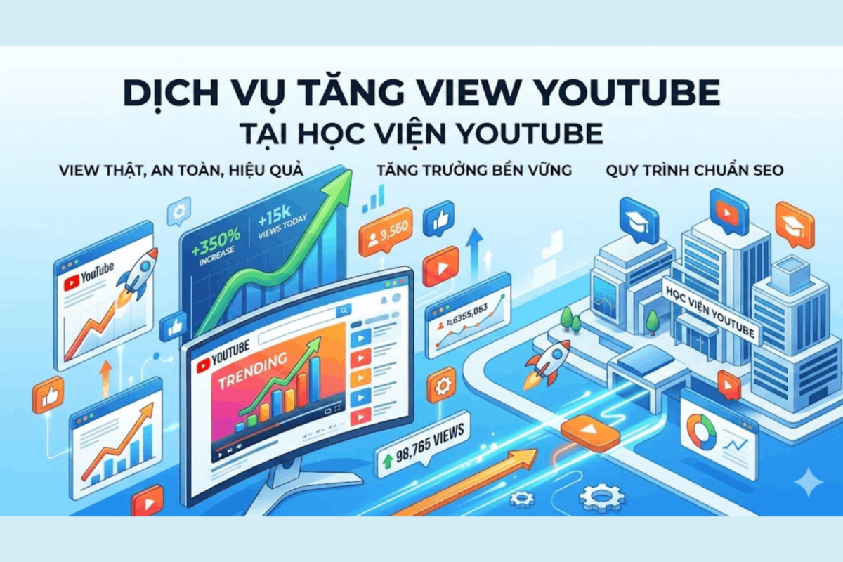 Học Viện YouTube – Đơn Vị Cung Cấp Dịch Vụ Tăng View YouTube Uy Tín