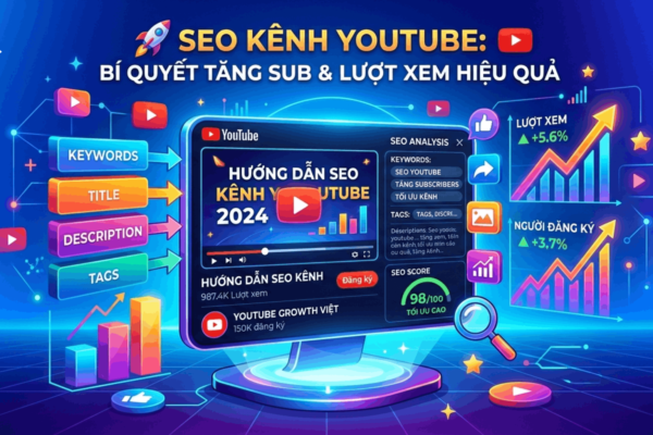 SEO Kênh Youtube: Hướng Dẫn Tối Ưu Kênh YouTube Lên Top Tìm Kiếm Hiệu Quả 2026