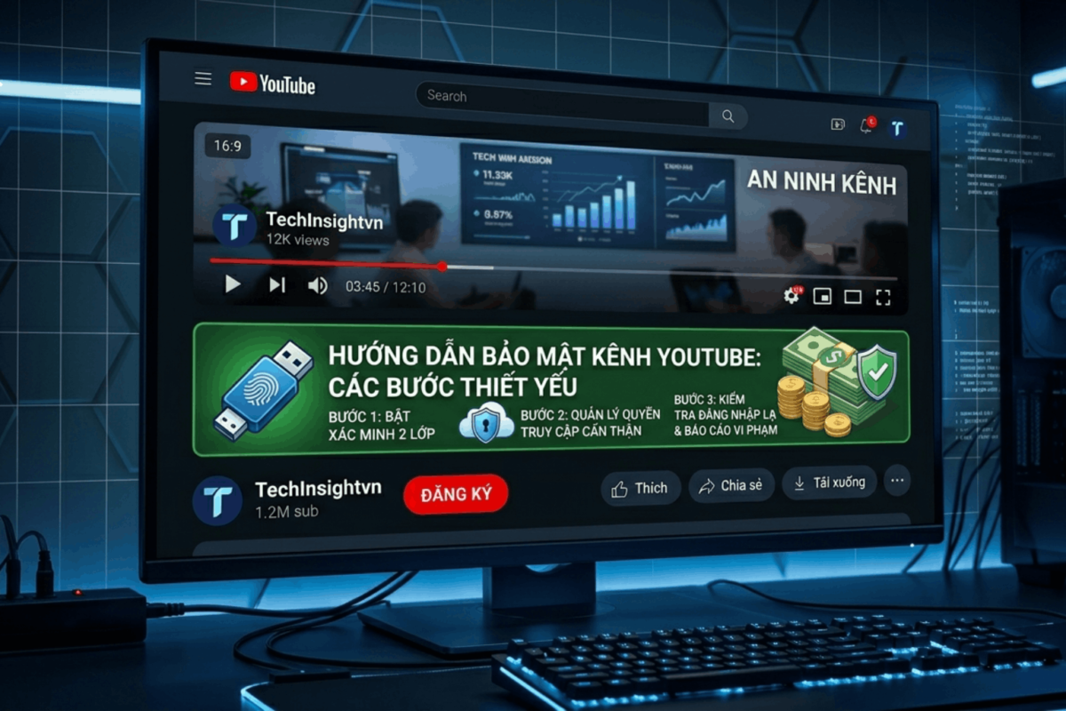 Vì Sao Cần Bảo Mật Kênh YouTube Càng Sớm Càng Tốt?