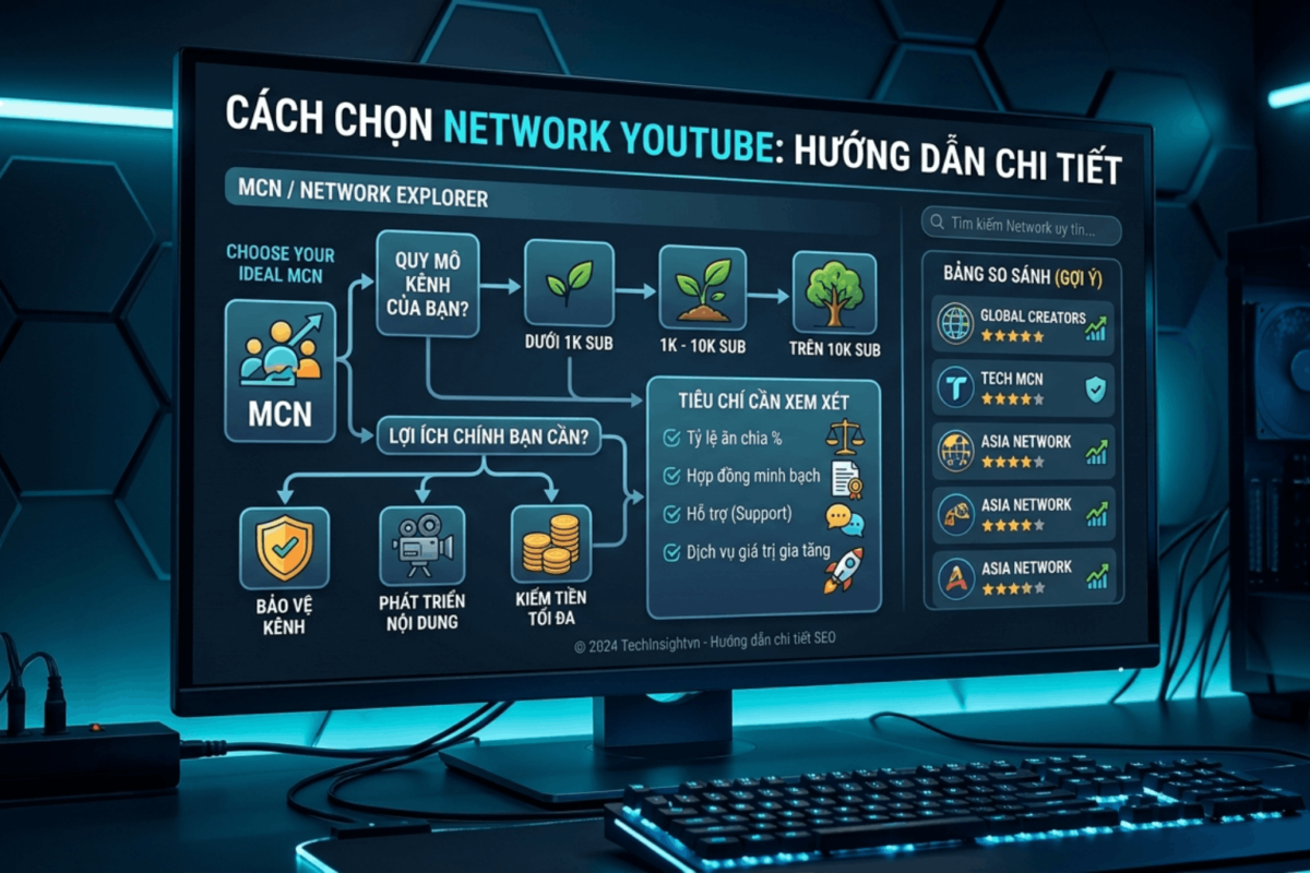 Quy Trình 5 Bước Chọn Network YouTube An Toàn Và Hiệu Quả