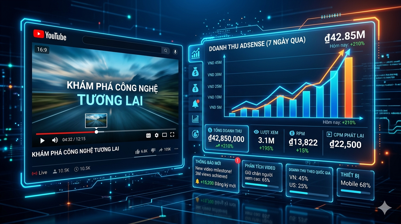 Lỗi Thường Gặp Khi Cập Nhật Thông Tin Adsense Youtube Và Cách Khắc Phục