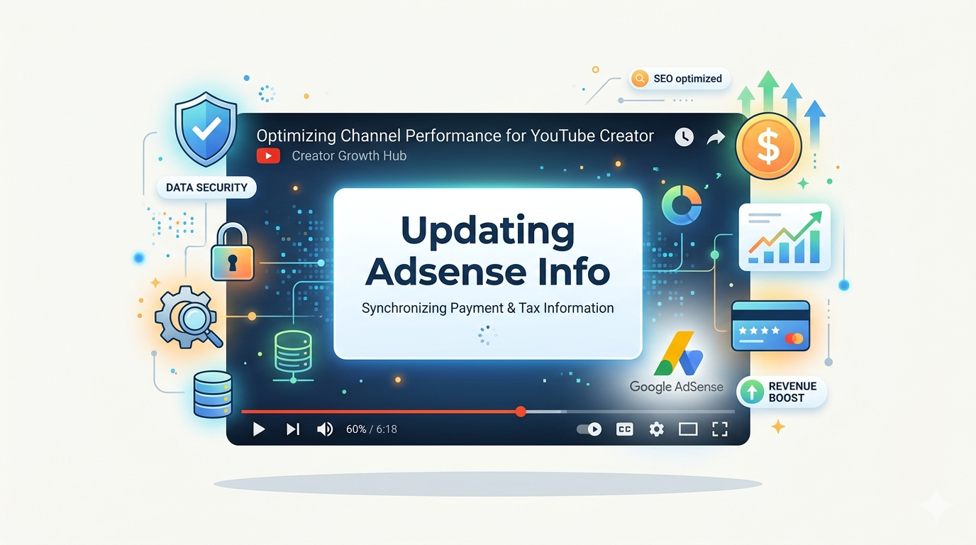 Cách Cập Nhật Thông Tin Adsense Youtube Chi Tiết Từng Bước