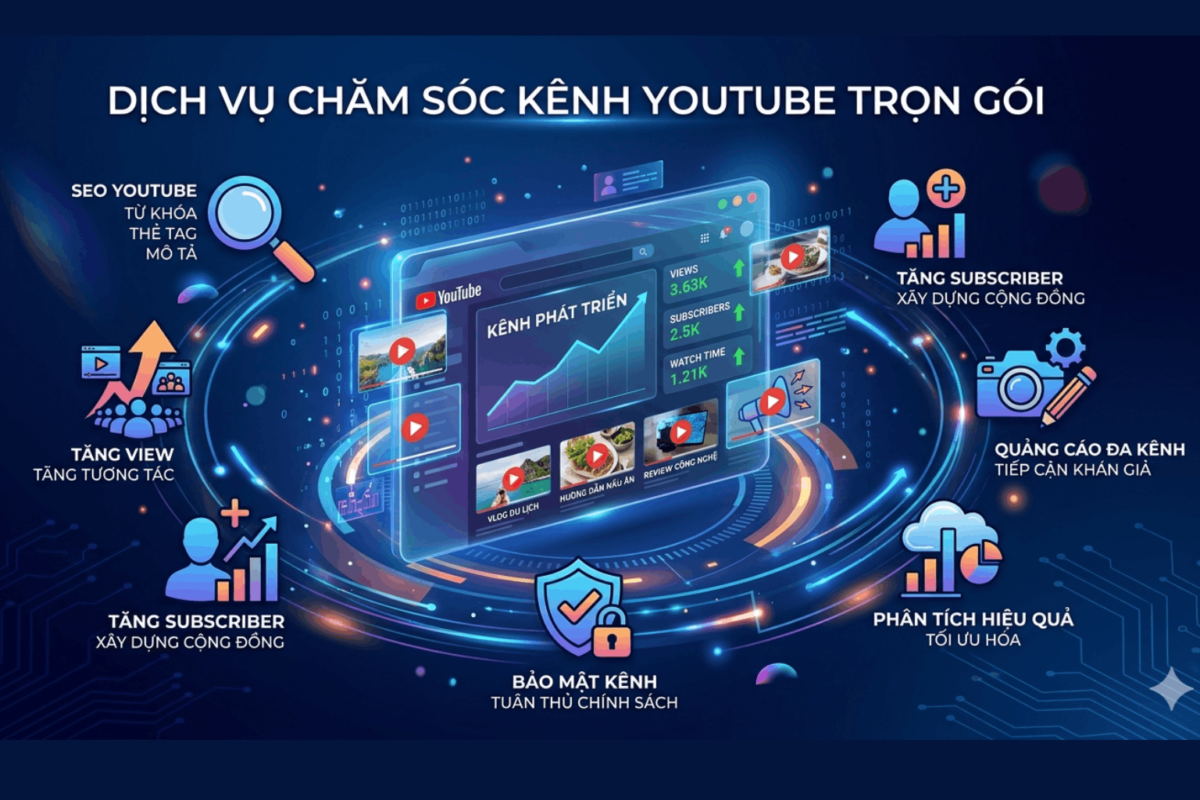 Dịch Vụ Chăm Sóc Kênh Youtube Là Gì?
