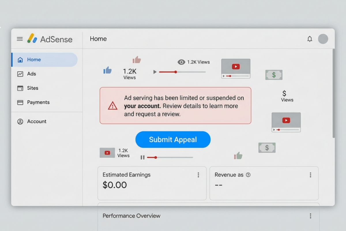Kháng Cáo Adsense YouTube Là Gì?