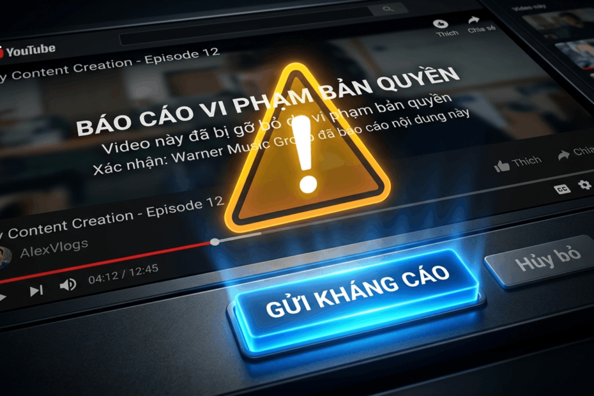 Kháng Cáo Copyright YouTube Là Gì?