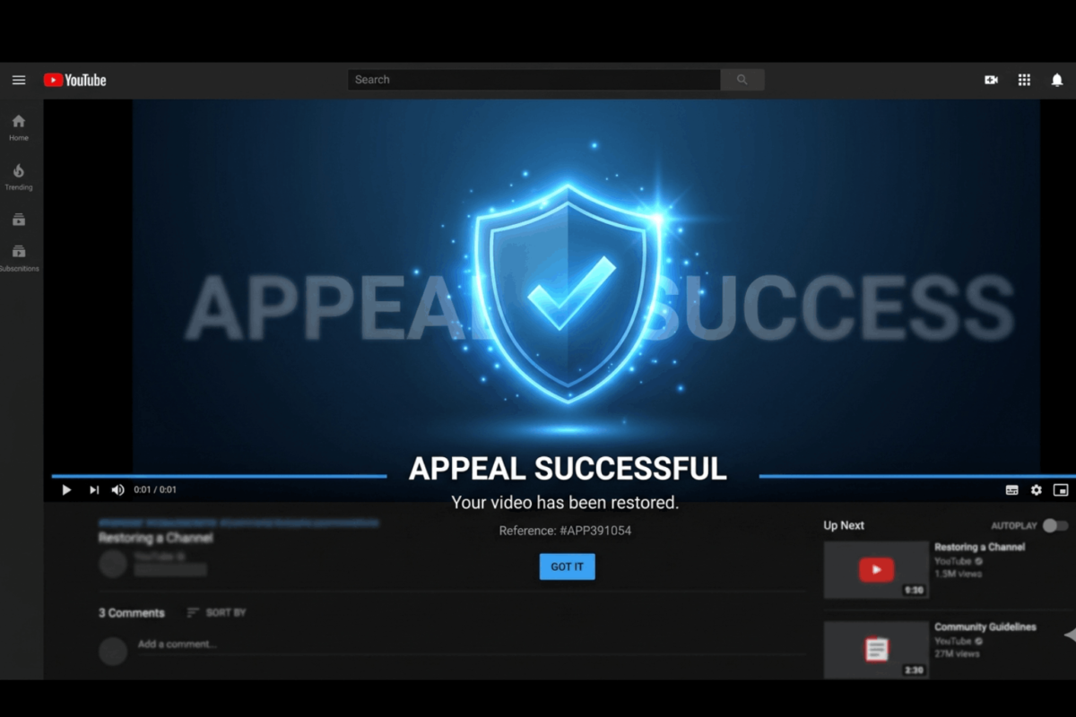 Quy Trình Kháng Cáo Lừa Đảo Youtube Chuẩn Từng Bước