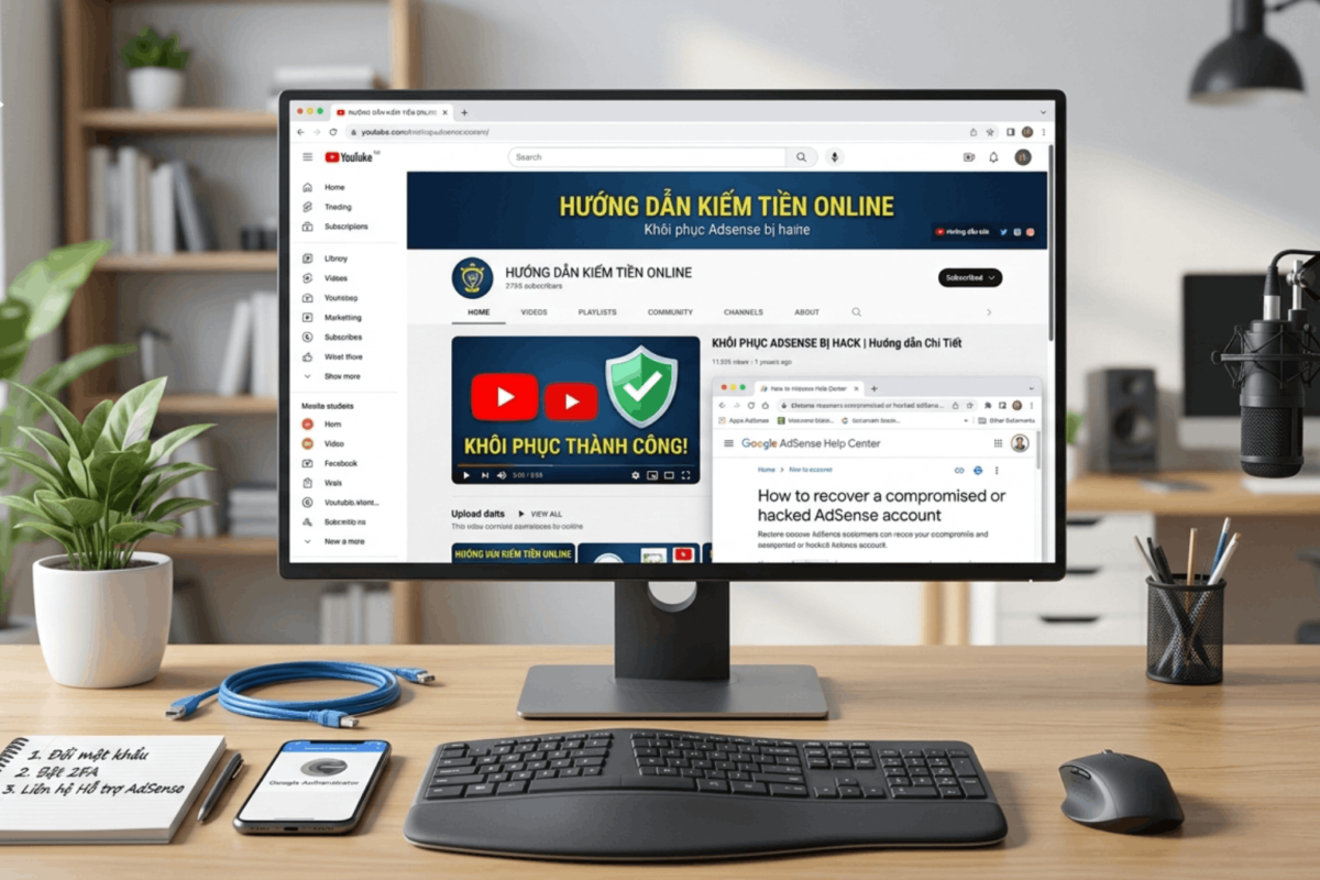 Hướng Dẫn Khôi Phục Adsense Bị Hack Từng Bước Chuẩn An Toàn