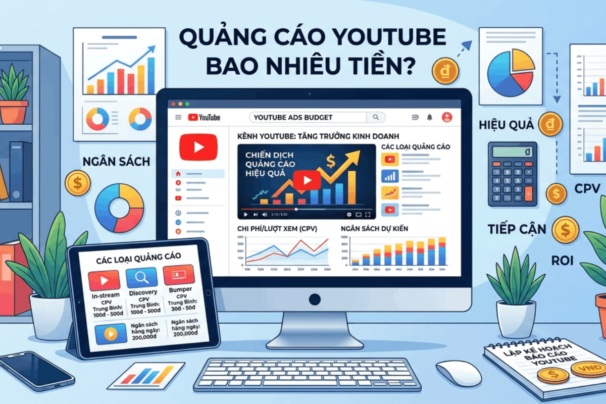 Cách Tối Ưu Chi Phí Quảng Cáo Youtube (giảm 30–50%)