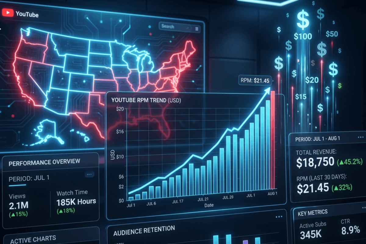 Vì Sao RPM View Mỹ YouTube Cao Hơn Việt Nam?